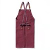 Tosewever Canvas Cross Back Chef Cotton Aprons for Men Women