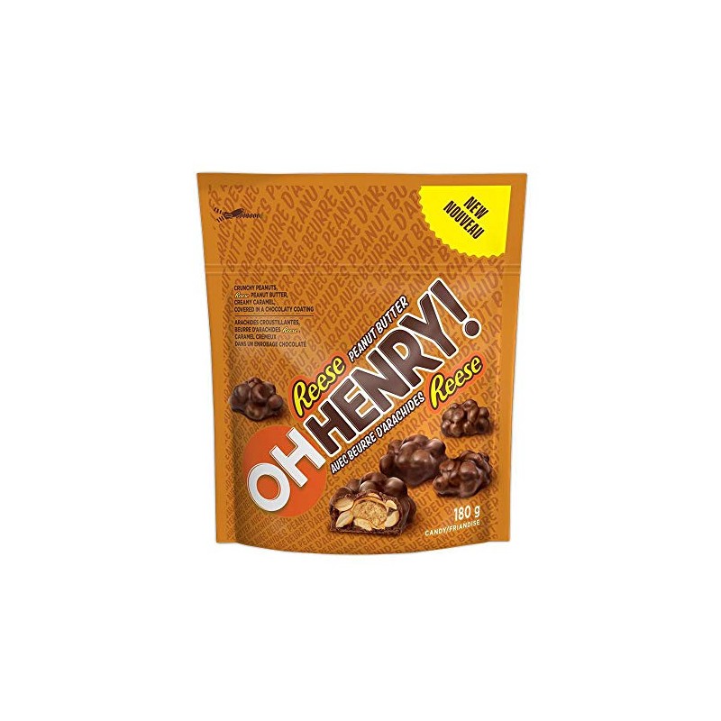 OH HENRY! Bite Sized Pieces with REESE Peanut Butter 180g/6.3oz