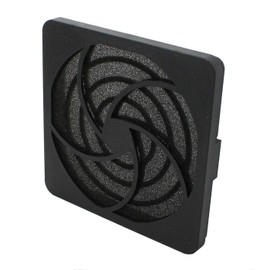 Fan Grille + Dust Filter 80 x 80 mm 45ppi 3-Piece Replacement Filter