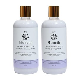 Moneth | Acondicionador | ROMERO Y VITAMINA E | Protege, revitaliza y luce un cabello saludable | Nutrición profunda, brillo natural y suavidad desde 