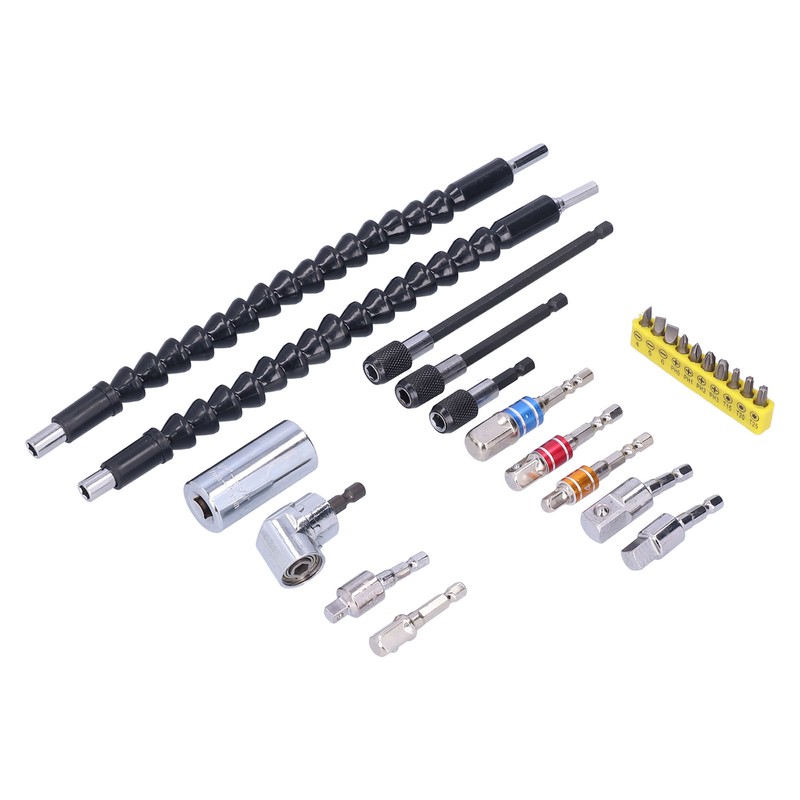 Drill Extension Flexible Stainless Steel Right Angle Bendable Drills Bit