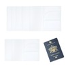 Qancekoo 5 PCS Plastic Passport Protective Covers Clear Passport Holder