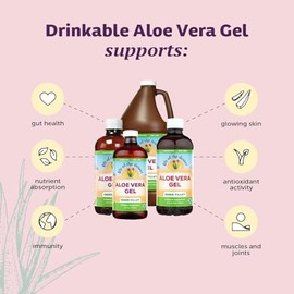 Pack of 2 x Lily of the Desert Aloe Vera Gel Inner Fillet - 32 fl oz