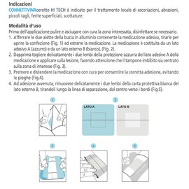 Fidia Farmaceutici Cerotto Connettivina Hitech 6 x 7 cm 5 Pezzi