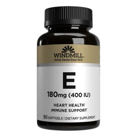 Vitamina E 180 Mg 400 Iu 90 Caps Windmill Es Sin Sabor