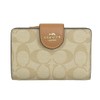 Coach C0082 Women's Bifold Wallet, Wallet, Leather, Compact, Brand, Medium