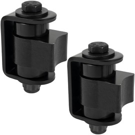 2 Pack Weld On Hinges, Adjustable Heavy Duty Gate Hinges with Bearing, 1100 lbs Capacity Weldable Hinge for Ranch, Driveway & Heavy Steel Fence Gates, Black E-Coated