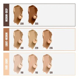 Maybellin Fit Me Base Maquillaje Barra Control Brillo Mate