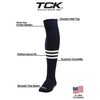 TCK Dugout 3 Stripe Over the Knee Baseball Socks Pattern