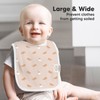 8-Pack Organic Baby Bibs for Boy, Girl - Drool Bibs