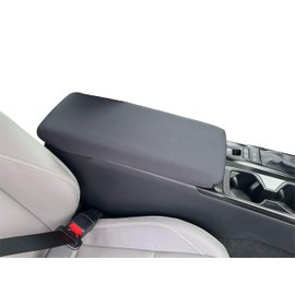 Car Console Covers Plus Made in USA Designed for Toyota Camry 2025 Neoprene Auto Armrest Center Console Cover Protector Gray