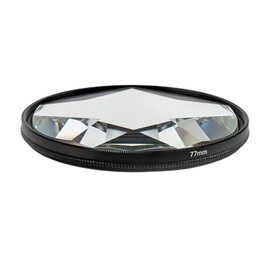 77MM Glass Kaleidoscope Pentaprism Camera Filter Accessories Photography Props