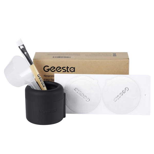 Easy-Seal Coffee Capsule Refill Kit for Nespresso Vertuoline with a