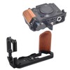 Wooden Handle L Quick Release Plate Cold Boot Bracket Cage