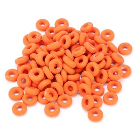 100Pcs Rubber Elastic Sheep Cow Pig Tail Castration Pliers Rings Veterinary Surgical Tool(Red)