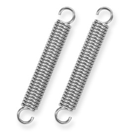 GUNGY Extension Spring 80mm Tension Spring With Dual Hook in 304 Stainless Steel OD 12mm Wire Diameter 2mm Max Load 12KG 2x12x80mm 2 Pieces