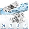 Chumia 100 Pack Soft Closing Cabinet Hinges for Kitchen Cabinets