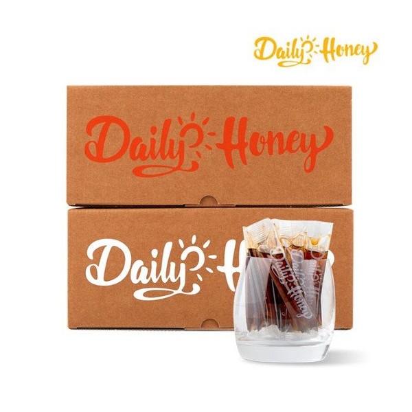[Daily Honey] Domestic natural honey sticks (2 packs of 100 packs), wild flower honey (200 packs) / [데일리허니]국산 천연 꿀스틱 100포2개, 야생화꿀 200포