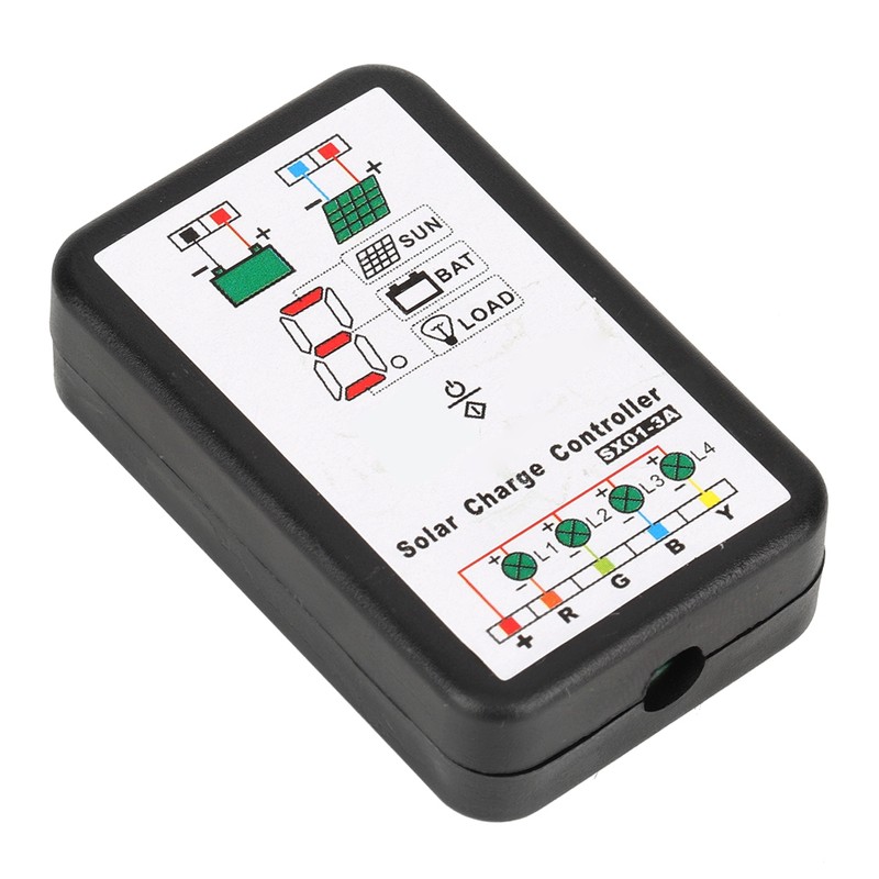 6V 12V PWM Solar Charge Controller Support for Lithium and