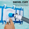 Swimming Pool Vacuum Hose 1-1/2" x 50-Ft, Swivel Cuff Kinkproof