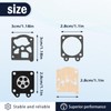 Fraylis 2 Sets Carburetor Gaskets Repair Kit for Stihl Chainsaw