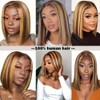 Highlight 4/27 Wear and Go Glueless Bob Wig Human Hair