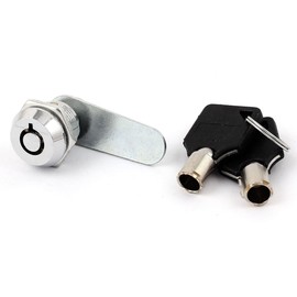 Sourcingmap Locker Drawer Locking Tool 11mm Mounting Thread Tubular Cam Lock with Key 21mm x 29.5mm