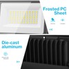 Olafus 2 Pack 60W LED Flood Light Outdoor, 6000LM Super