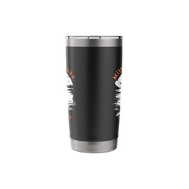 Retro Mille Lacs Lake Minnesota Cute Kayaking Raccoon Stainless Steel Insulated Tumbler