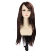 Long Straight Synthetic Hair High Density Silky Heat Resistant Fiber