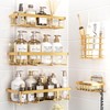 Liuoud Shower Caddy 5 Pack, Bathroom Shower Organizer Rack for