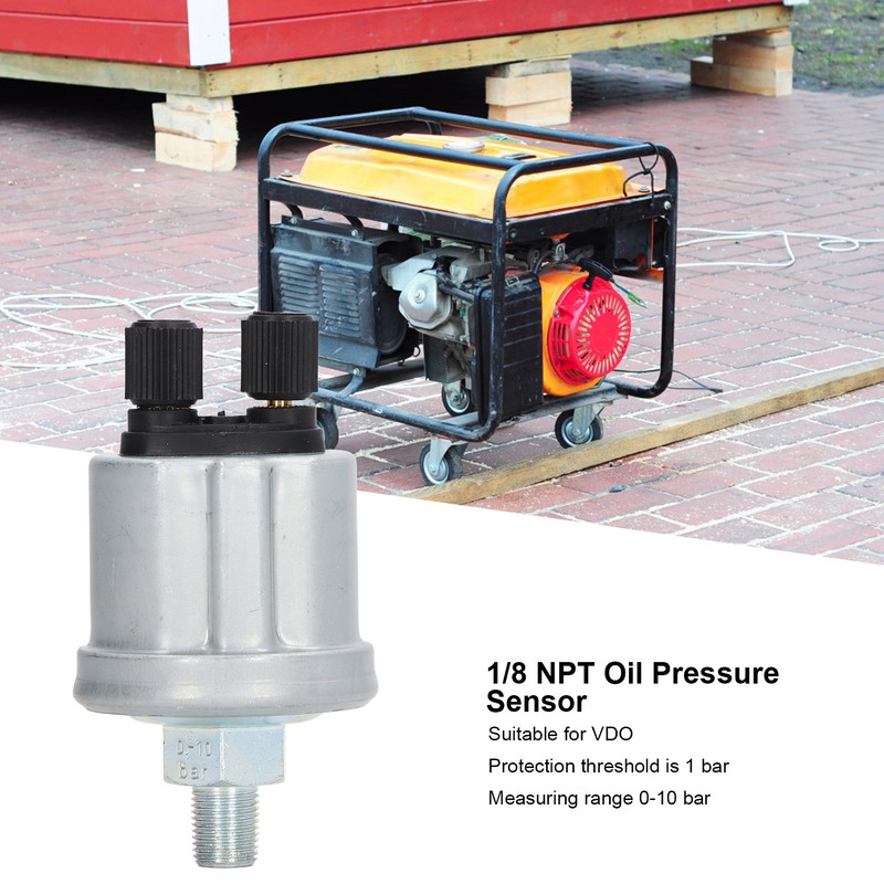 Oil Pressure Sensor Aluminium Alloy Stable Generator Oil Pressure Sensor