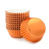 Mombake Brand, Paper Orange Foil Cupcake Cases, 200-Count, All Occasions,