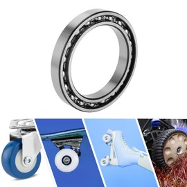 ACROPIX 6918 Deep Groove Ball Bearings P6 90x125x18mm Lubricated Bearings Open Type Silver Tone Scooter Skateboard Wheel