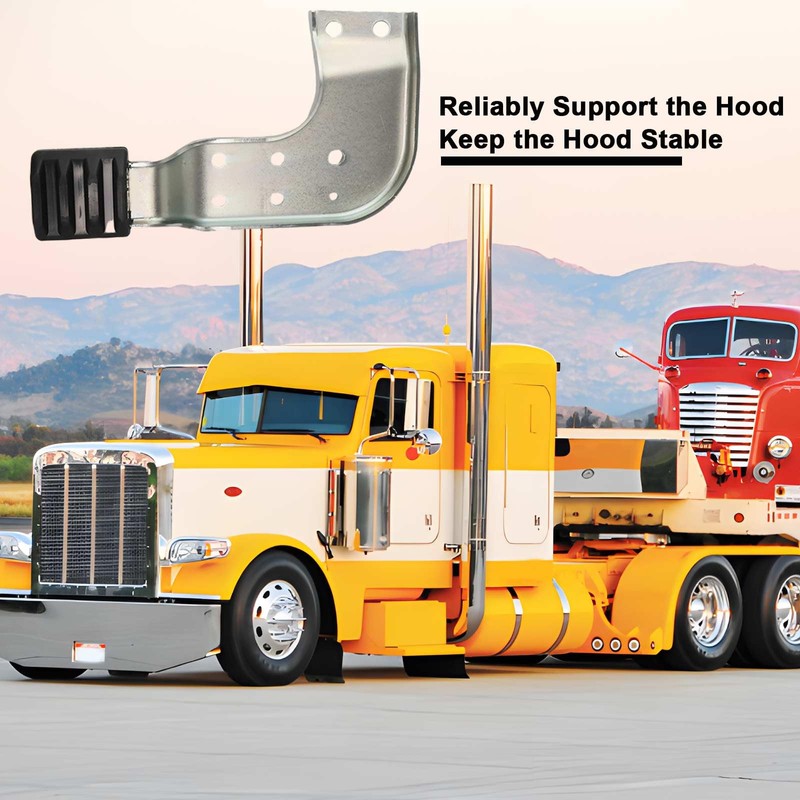 LLYZFED Right Side Hood Bracket Fit for Peterbilt 389 131