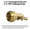 Float Valve, 1/2 Inch Floating Ball Valve Made of 304