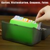 Koogel Index Card Box, Flash Card Box for 300 Cards
