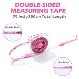 Cinta métrica suave, 2 unidades, cinta métrica corporal, 79in / 200 cm