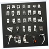 Tofficu 32pcs Sewing Machine Presser Foot Home Sewing Machine The