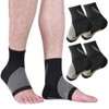 2 Pair Ankle Support Brace, Ankle Compression Sleeve, Compression Socks