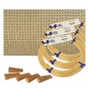 Pressed Cane Webbing Kit 3/8" Superfine Open Mesh with splines,