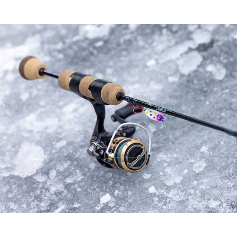 Northland Fishing Tackle Buck-Shot Ice Fishing Rattle Spoon, Clown, 1/16