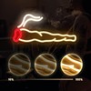 BruinBang Red White Neon Sign, LED Stoner Decor for Wall