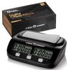 Chess Armory Digital Chess Clock - Portable Timer with Tournament