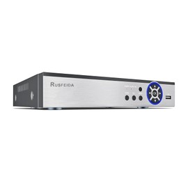 4K 8CH POE NVR H.265+ Network Video Recorder for Security Camera System, Support 4K/5MP/4MP/2K/1080P PoE IP Camera, Face Detection, 24/7 Recording,(HDD Not Included)