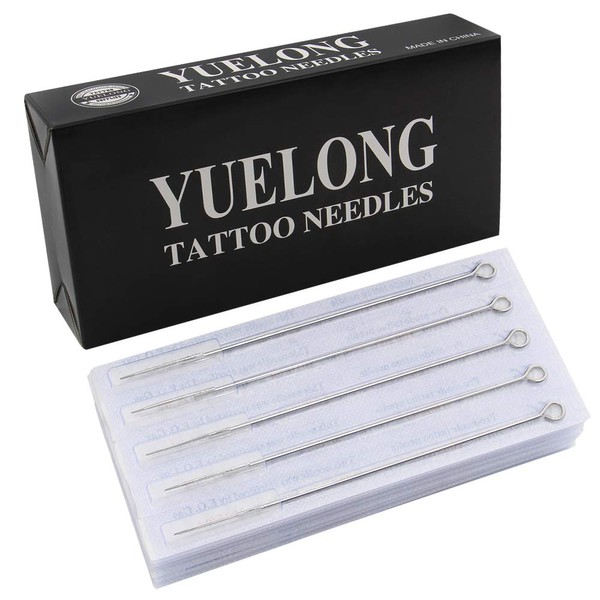 Tattoo Needles - Yuelong 50PCS Professional Disposable Sterilized Tattoo Needles 11M1 Single Stack Magnum Used For Tattoo Machine Tattoo Kit Tattoo Supplies (1211M1)