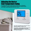 Suuwer Non-Programmable Thermostats for Home 1 Heat/1 Cool Conventional Single-Stage