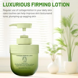 KEBEGE 2 Bottle Divglow Luxury Collagen Firming cream, Collagen Firming Lotion Body Moisturizer Lifts, Firms, & Tightens For Younger Looking Skin, For All Skin Types