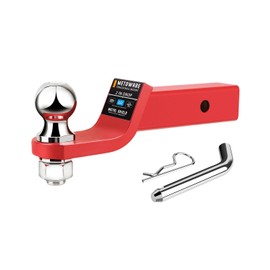 Trailer Hitch Ball Mount 2" Drop Fits 2" Receiver, 6000Lbs GTW