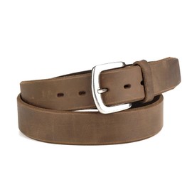 ARIAT Men's Embossed Logo Beveled Edge Belt, Medium Brown, 46